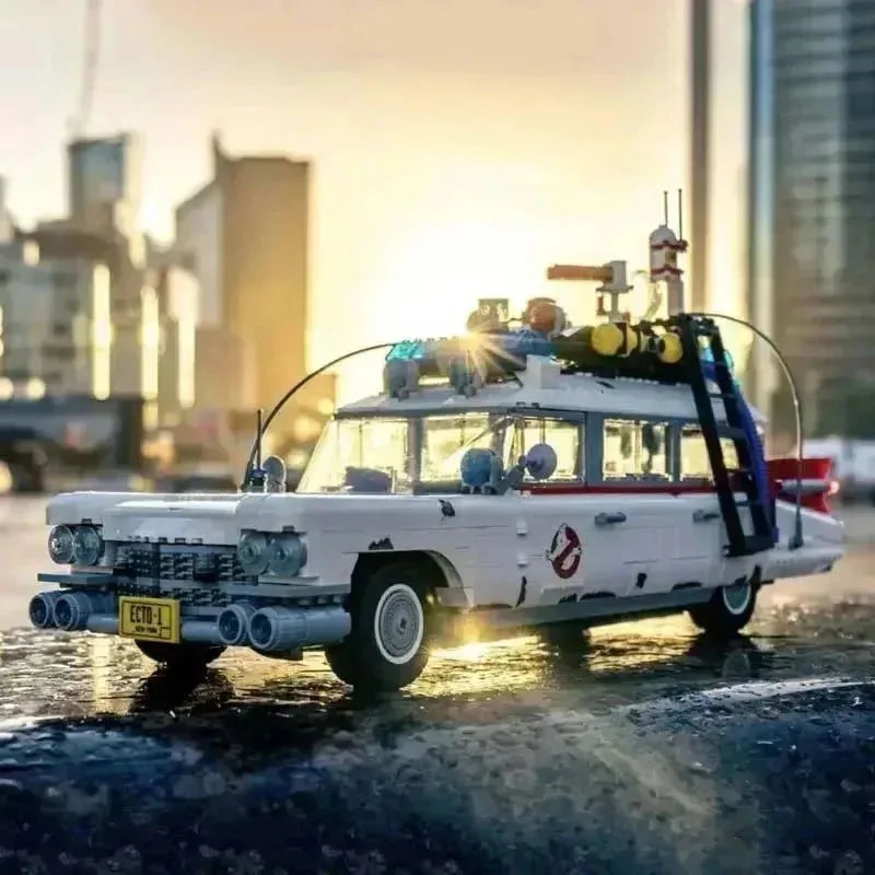 2352PCS 1980s Classic Ghost Hunter Rescue Vehicle Building Block Set – Collector Edition