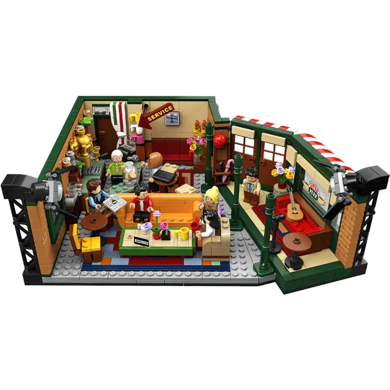 Classic Coffee Shop TV-Inspired Building Block Set