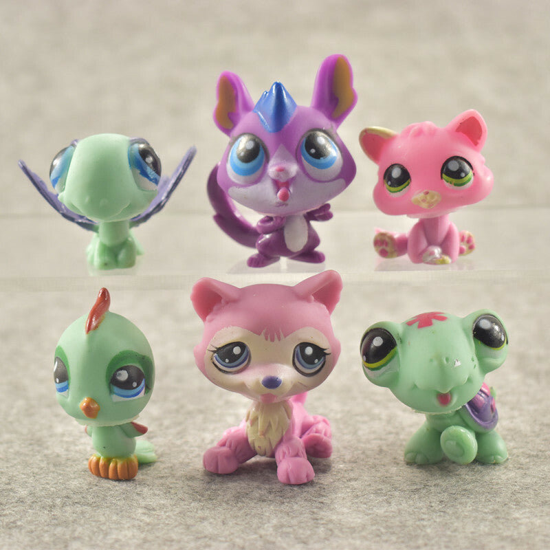 Littlest Pet Shop LPS Toy Animals 24 pcs Dogs Cats Monkeys Bears Lions