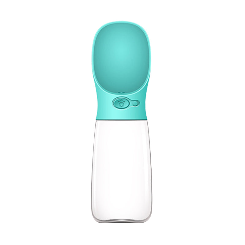 YES4PETS 550ml Portable Pet Travel Water Bottle – Dog & Cat Drinking Feeder – Green