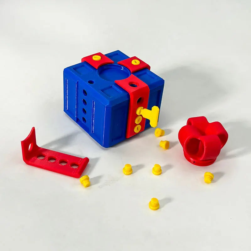 Screw-On Pop-Up Surprise Toys 3D Printer Toys Middle Finger Boxed Pranks Sculptures & Figurines Gift Box Decorations Printed