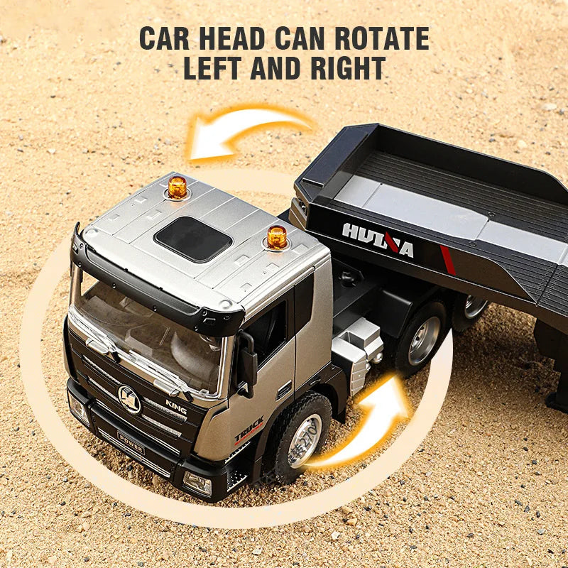 1:24 RC Flat Truck – 9-Channel Alloy Remote Control Trailer