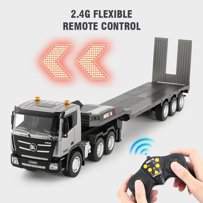 1:24 RC Flat Truck – 9-Channel Alloy Remote Control Trailer