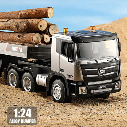 1:24 RC Flat Truck – 9-Channel Alloy Remote Control Trailer