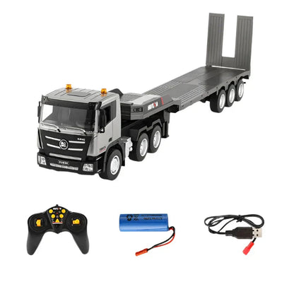 1:24 RC Flat Truck – 9-Channel Alloy Remote Control Trailer