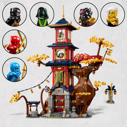 Dragon Energy Temple Building Blocks Model Set (1029 Pieces)