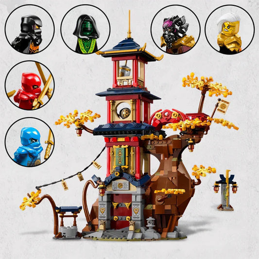 Dragon Energy Temple Building Blocks Model Set (1029 Pieces)