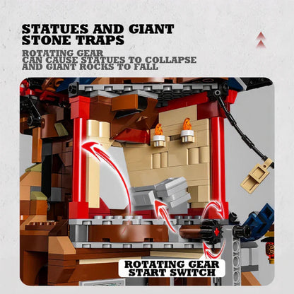 Dragon Energy Temple Building Blocks Model Set (1029 Pieces)