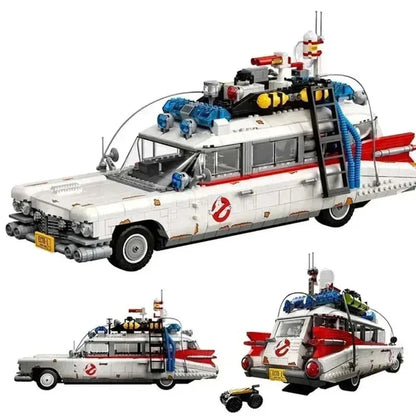 2352PCS 1980s Classic Ghost Hunter Rescue Vehicle Building Block Set – Collector Edition