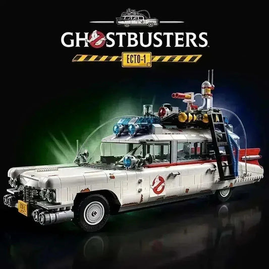 2352PCS 1980s Classic Ghost Hunter Rescue Vehicle Building Block Set – Collector Edition