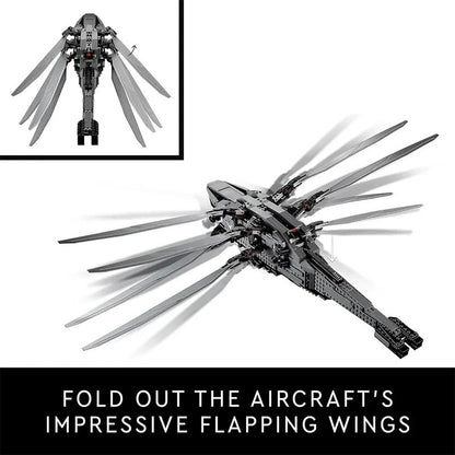 Ornithopter Building Block Model Set – 1369 Pieces (Large Display Model)