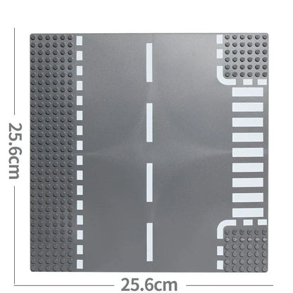 City Road Baseplate Block For Kids Diy Building