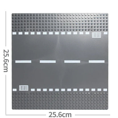 City Road Baseplate Block For Kids Diy Building