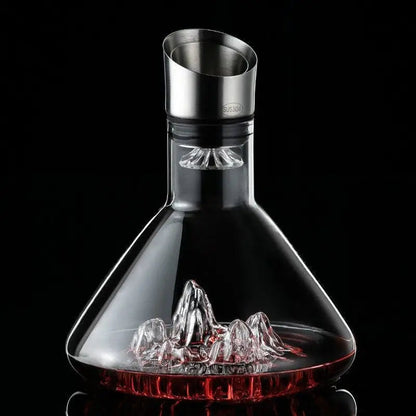 1500ML Iceberg Crystal Decanter – Handmade Lead-Free Glass