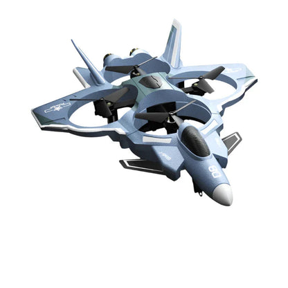 2.4G RC Fighter Jet with Camera & Missile Launch – Grey