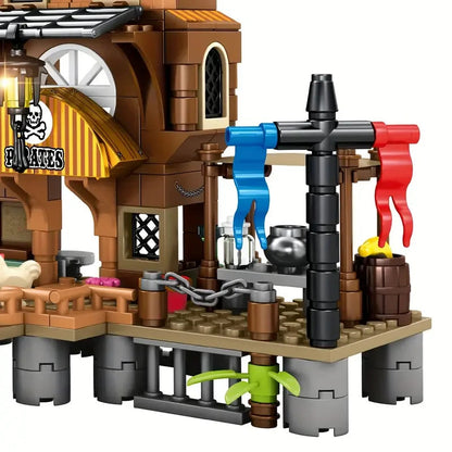 Pirate Island Fortress Building Blocks Set