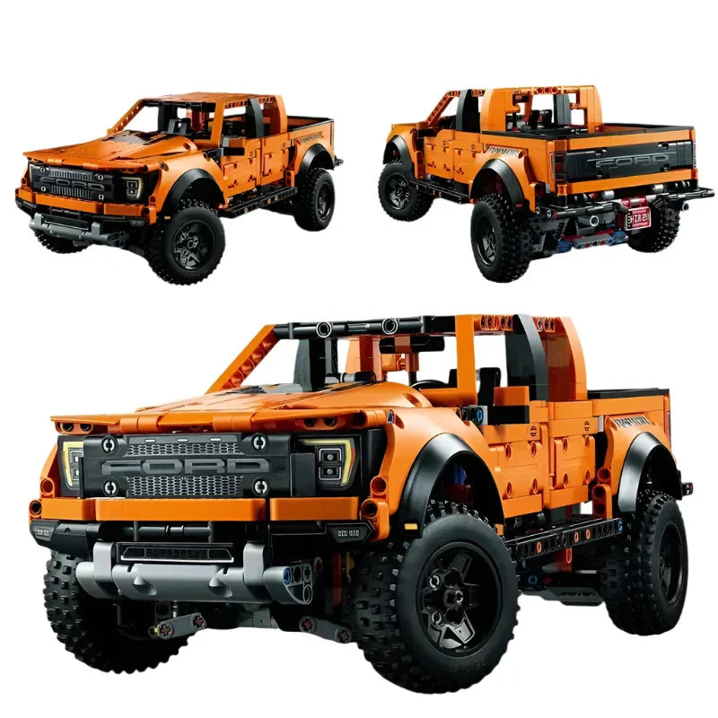 1:10 Off-Road Raptor Style Truck Building Block Set – Advanced Construction Kit (14+)