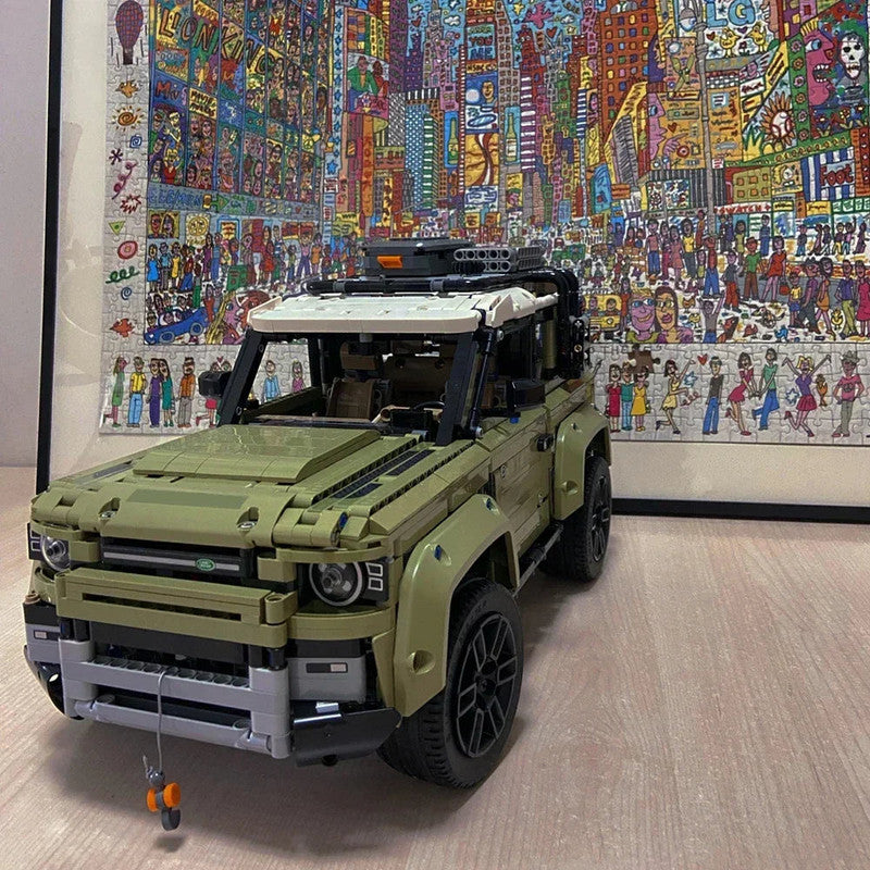 Technical Rover Defender Collector’s Building Blocks Set – 2573 Piece Classic Off-Road Model