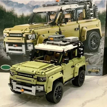 Technical Rover Defender Collector’s Building Blocks Set – 2573 Piece Classic Off-Road Model