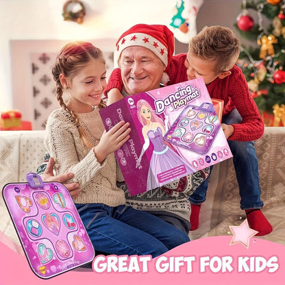 Kids LED Musical Dance Mat – 6 Game Modes Interactive Play