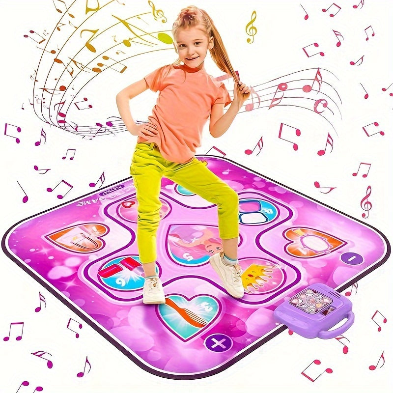 Kids LED Musical Dance Mat – 6 Game Modes Interactive Play