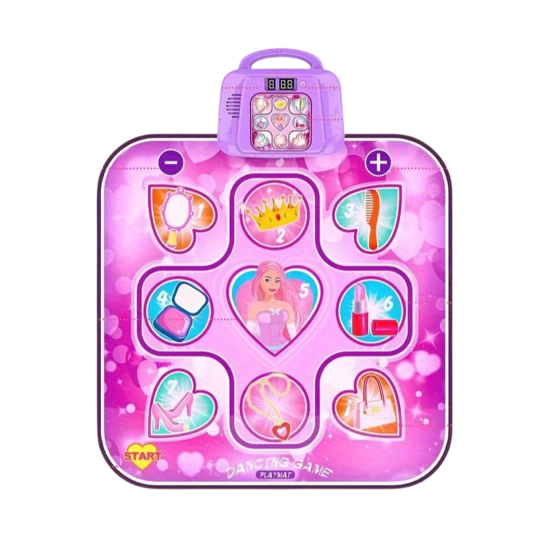 Kids LED Musical Dance Mat – 6 Game Modes Interactive Play