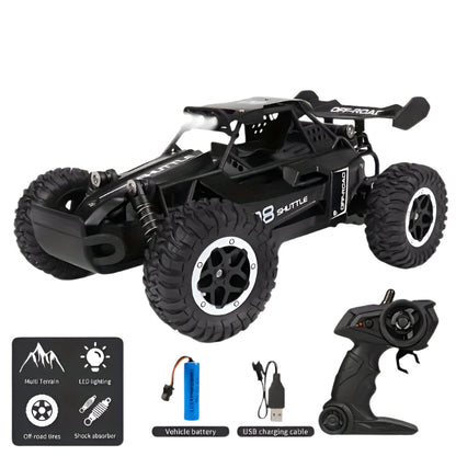 20KM/H High-Speed Off-Road RC Truck – 2.4GHz Remote Control Car with Rechargeable Battery
