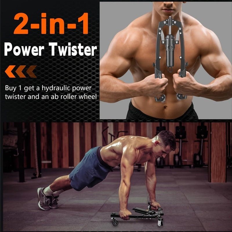 Hydraulic Arm Exerciser – 15-Gear Adjustable Home Trainer