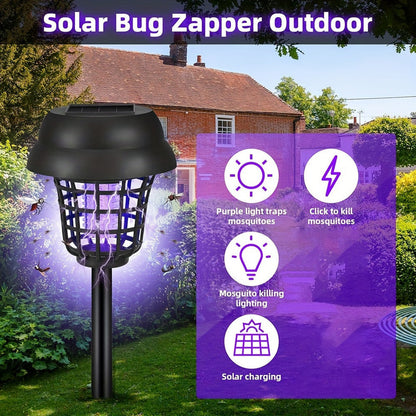 Solar Mosquito Killer Lights 4 Pack – Outdoor UV Bug Zapper for Backyard, Patio & Camping (AU Summer Essential)