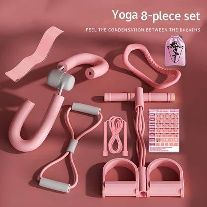 8-Piece Yoga & Pilates Fitness Set with Accessories