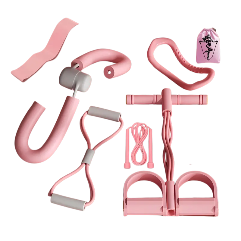 8-Piece Yoga & Pilates Fitness Set with Accessories
