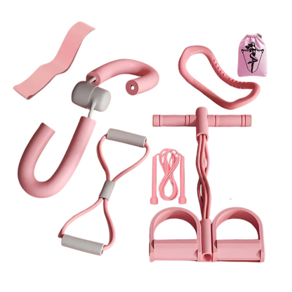 8-Piece Yoga & Pilates Fitness Set with Accessories