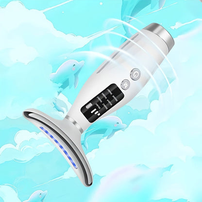 7-in-1 Heated Neck & Face Massager – Rechargeable Skincare Tool