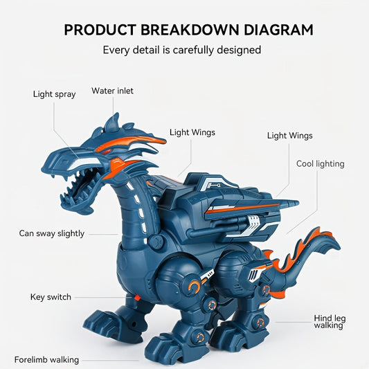 Walking Dinosaur Toy with Lights & Sound