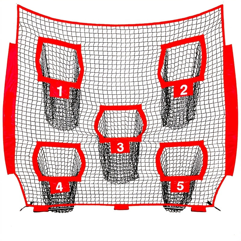 Football Outdoor Target Throwing Net – 5 Pocket Training System