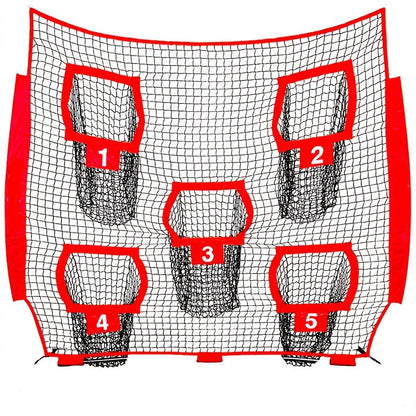Football Outdoor Target Throwing Net – 5 Pocket Training System