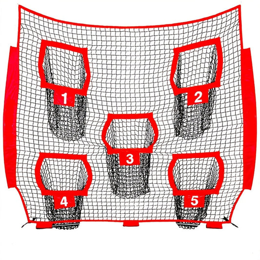Football Outdoor Target Throwing Net – 5 Pocket Training System