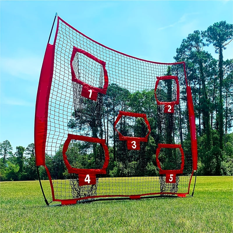 Football Outdoor Target Throwing Net – 5 Pocket Training System