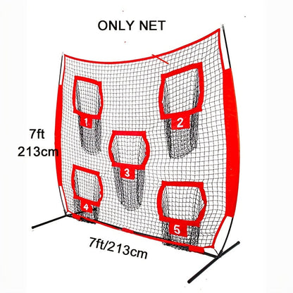Football Outdoor Target Throwing Net – 5 Pocket Training System