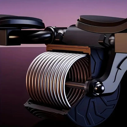 Automatic Rebound Ab Roller with Elbow Support Pads