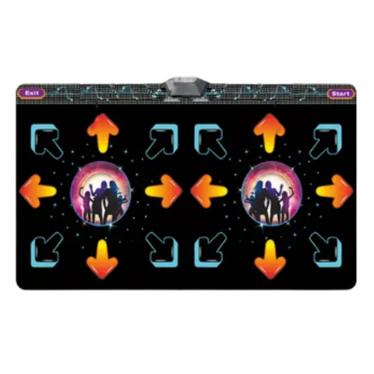 2-Player Motion Sensor Dance Mat Game – USB Plug & Play Fitness Fun