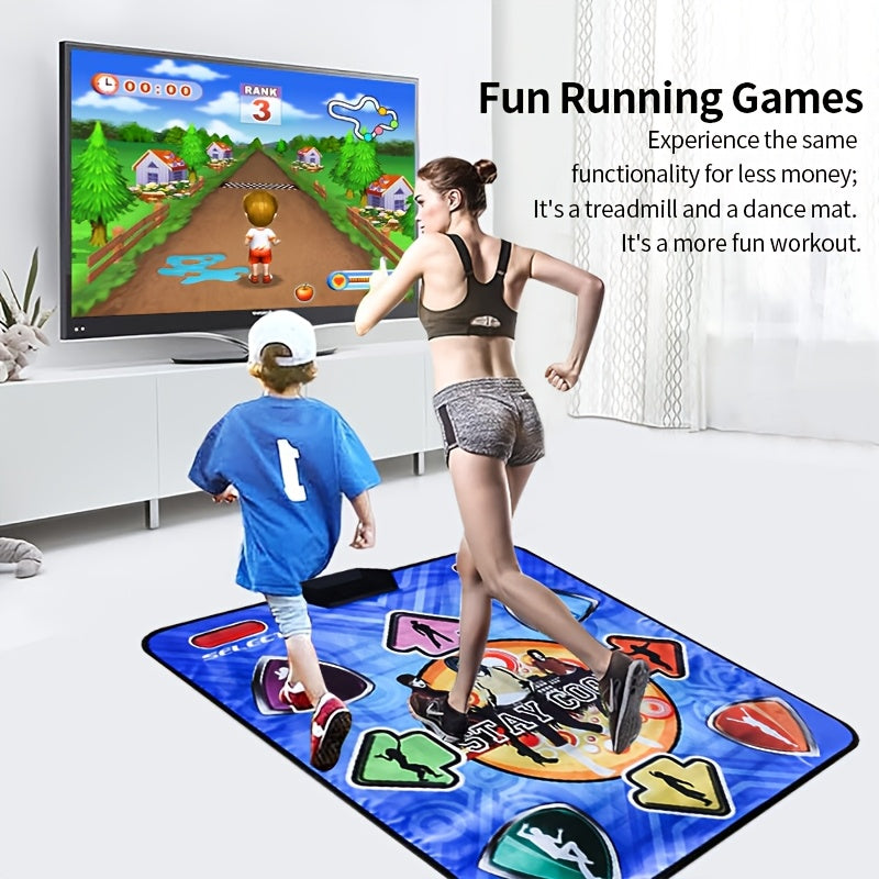 Dance Mat with 200+ Games & Songs – Interactive Fitness & Party Game (USB Powered)