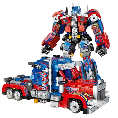 2-in-1 Transforming Robot Car Building Block Set for Teens | Creative STEM Toy (14+)