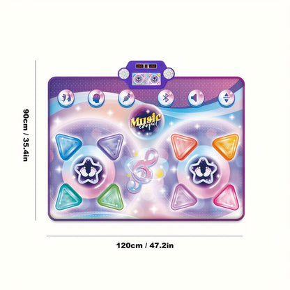Kids Double Player Dance Mat – Interactive Music Game