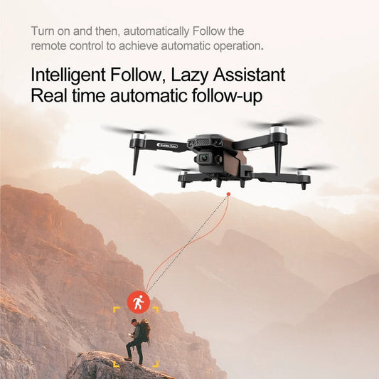 Dual-Camera 4K Foldable Brushless Drone – Model F198