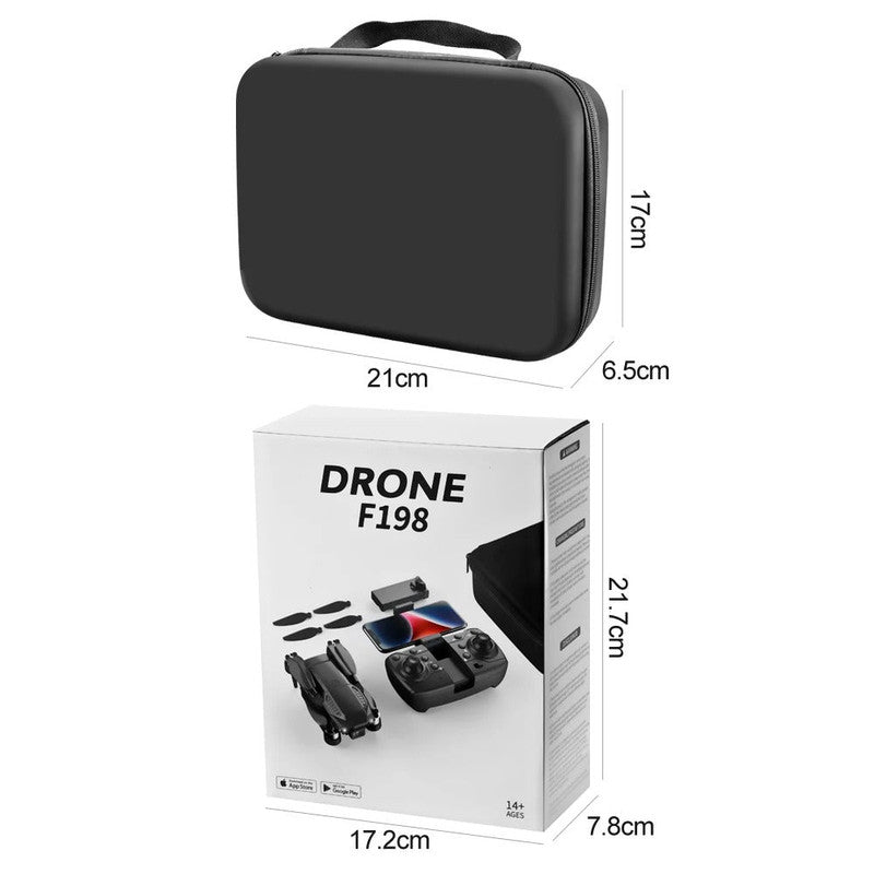 Dual-Camera 4K Foldable Brushless Drone – Model F198