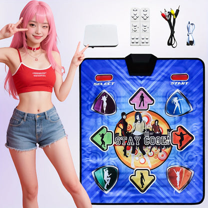 Interactive Dance Mat USB Game Pad – 200 Built-In Songs