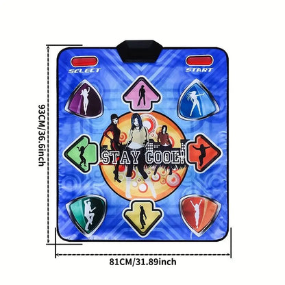 Interactive Dance Mat USB Game Pad – 200 Built-In Songs