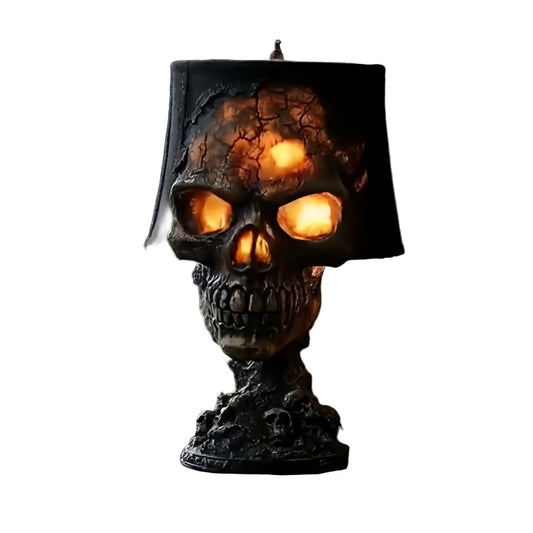 Lava Skull Lamp – USB Halloween Night Light (20cm)