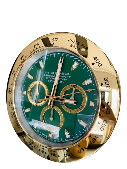 Watch-Style Wall Clock – 14" Silent Luxury Edition